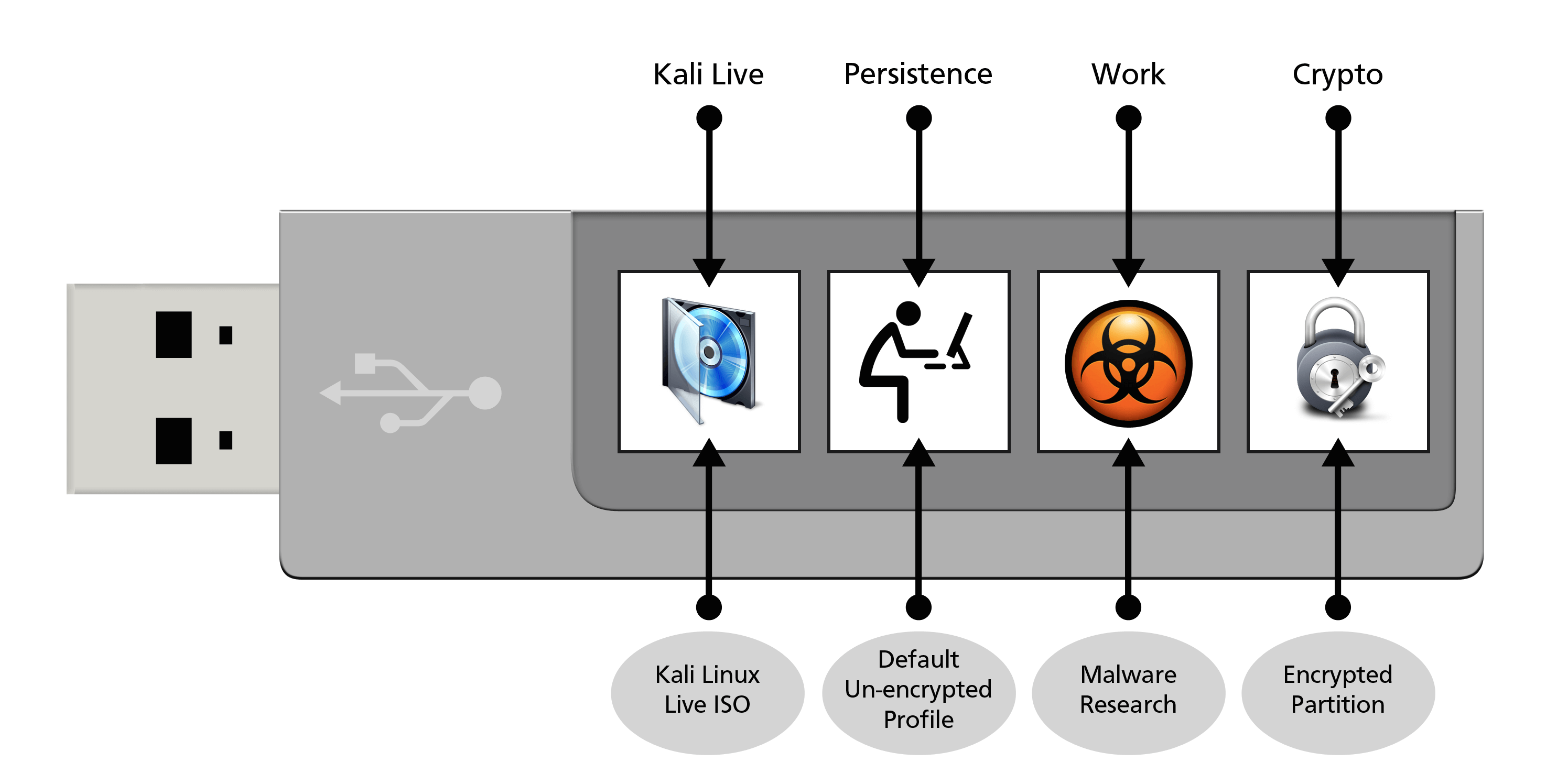نصب Kali به صورت پایدار یا Persistent بر روی درایو USB