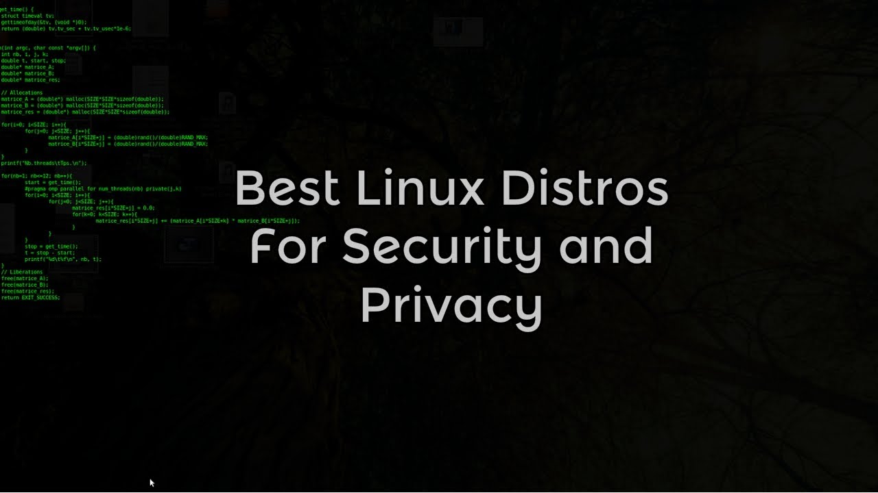 توزیع های برتر لینوکسی بر پایه امنیت و حریم شخصی